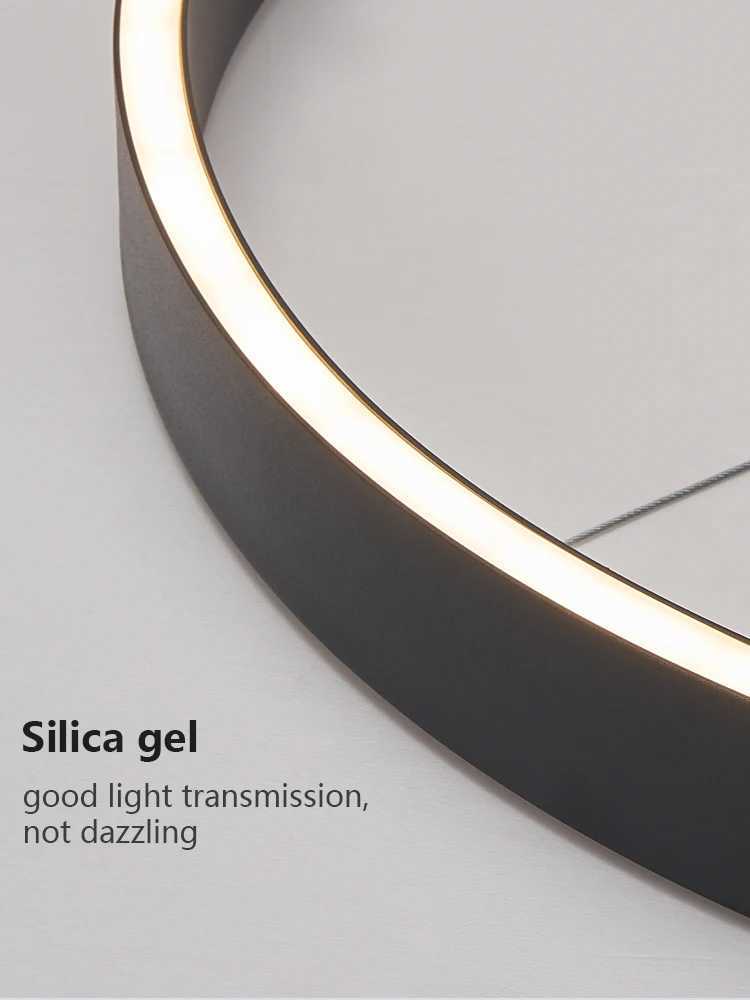 Ceiling lights for living room dining room bedroom kitchen light Nordic modern chandelier simple ring light LED pendants round lamps XJ2500613