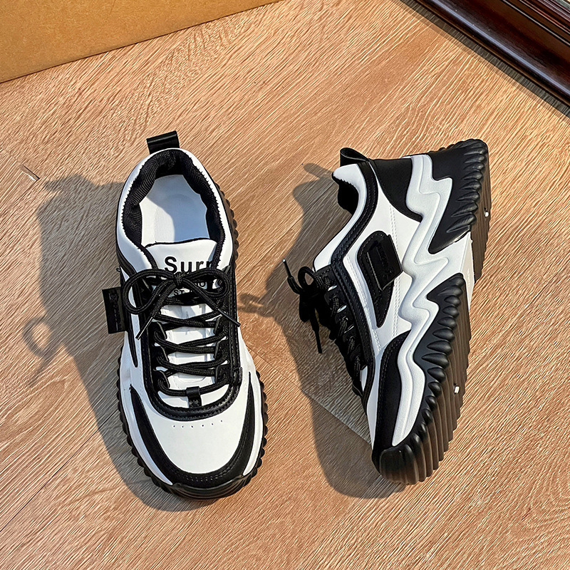 Ddmysports Autumn New Thick Soled Breathable Dad Sneakers Casual Sports Shoes Hot Outdoor Shoes