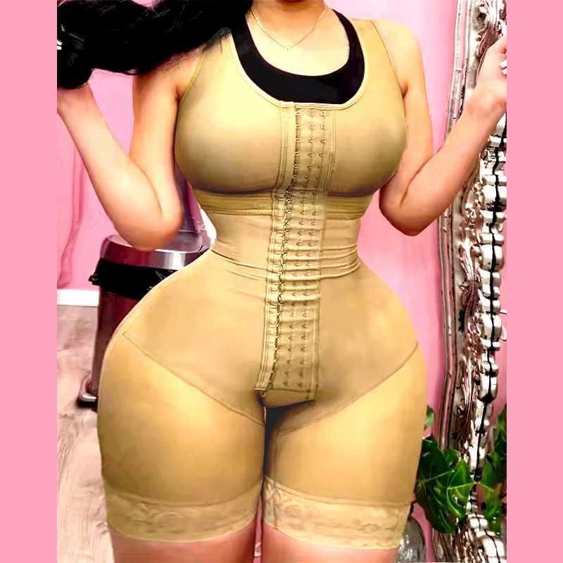 AfruliA Colombian Reductive Girdles Body Shaper Slimming Sheath Waist Bodysuits Shapewear Postpartum BBL Corset XJ250614