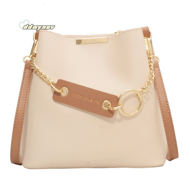 Bucket for Women New Versatile Handbag Fashion Trendy Stylish Shoulder PU Crossbody Bag ddmynov