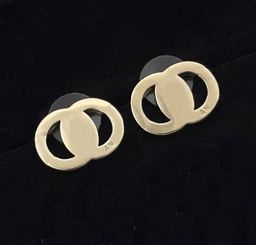 Elegant Women's Stud Earrings - 18k Gold-Plated for Parties & Special Occasions