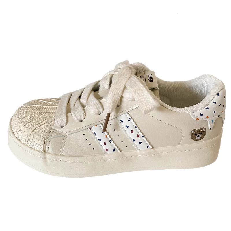 Ddmysports Shell Toe White Sneakers For Women Summer New Breathable Versatile Casual Flat Student Sports Shoes Outdoor Shoes