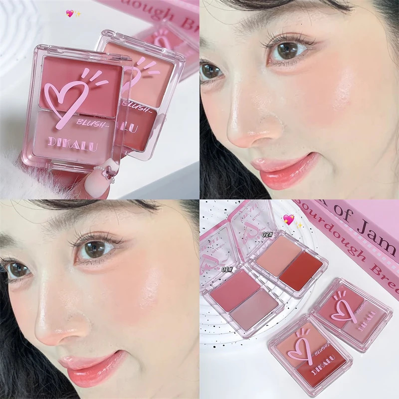 Water Light Peach Cream Blush Milk Pink Cream Natural Cheek Tint Brighten Waterproof Face Contouring Orange Blush Palette Makeup 250614