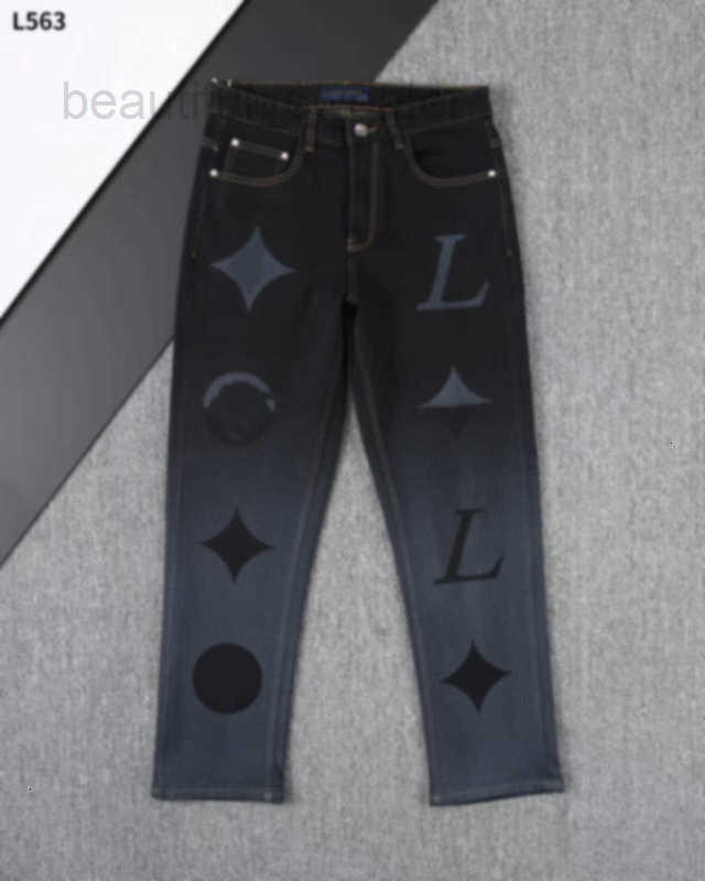 Men's Jeans designer mens black jeans Elasticity Jean Hombre trousers Men and women fashion pants Trend Hip hop Wide-leg NGNU N7BV