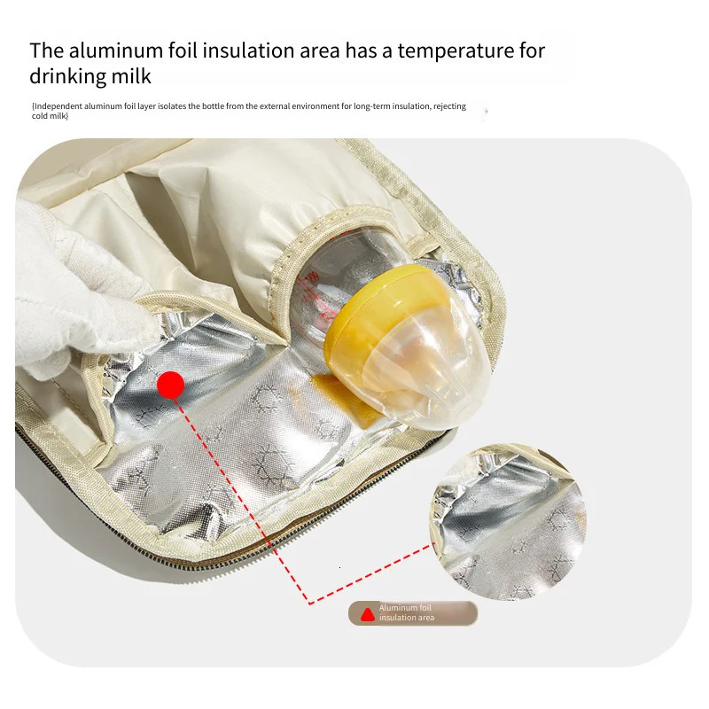 Fashion Mommy Backpack Large Capacity Diaper Bag Multifunctional Travel Baby Bag Maternity Backpack for Women Waterproof 250614