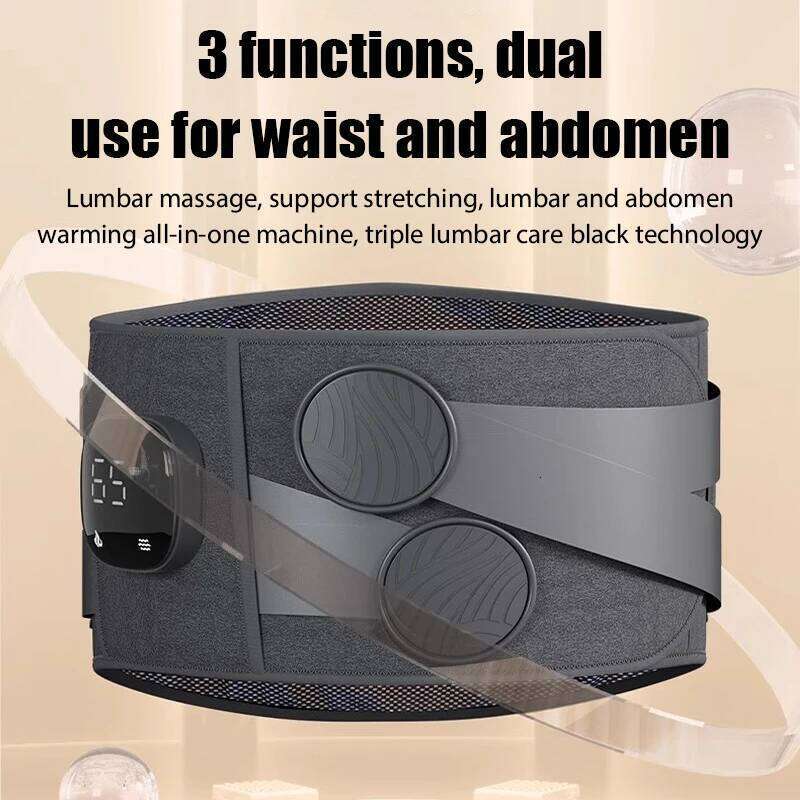 Electric Heating Waist Massager Support Belt Vibration Hot Heated Pads Back Protector 3 Gears Adjustment Relax Healthcare