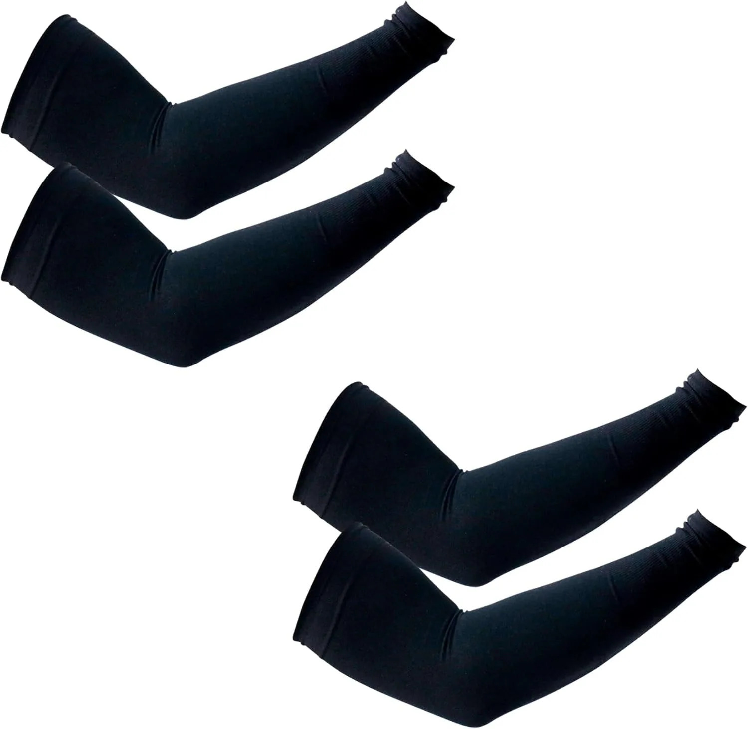 2 Pairs UV Protection Cooling Arm Sleeves for Men and Women UPF 50 Sun Sleeve 250610