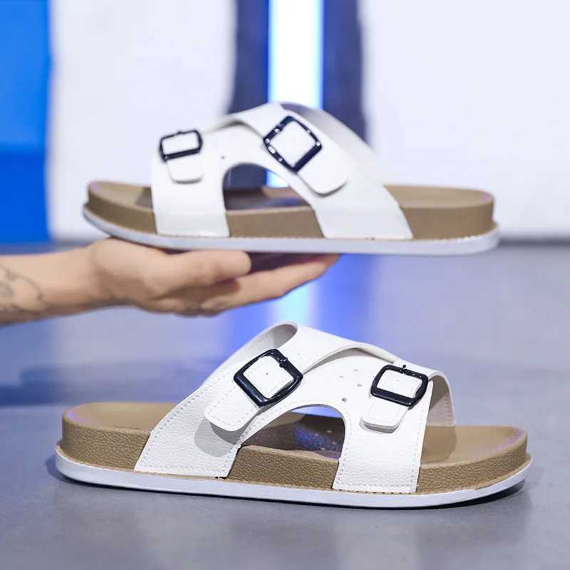 Man Leather Sandal for Men Beach Sandals Men 2025 Mens Shoes Mens Comfortable Slipper Original s Shoes Summer Z250614