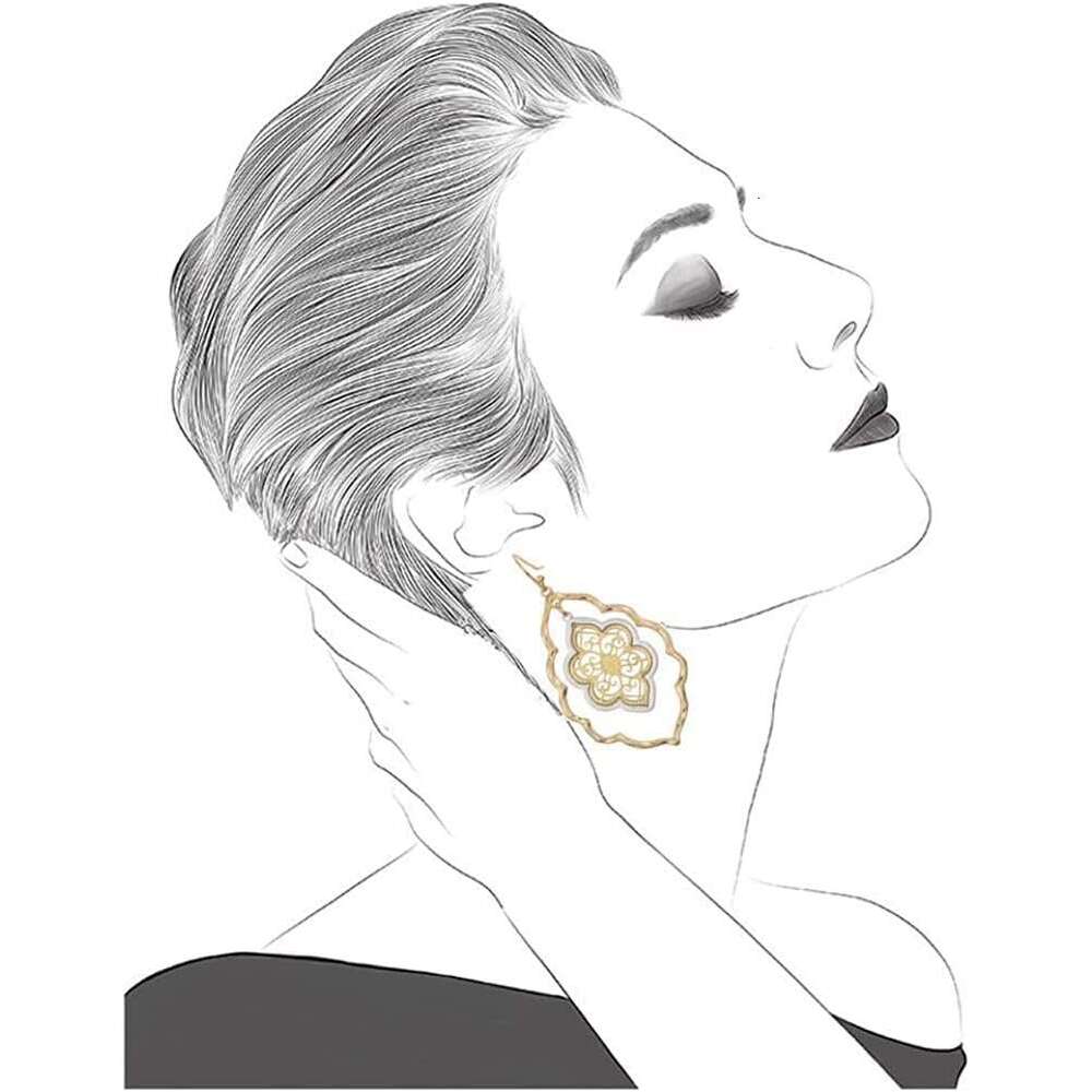 out Chandelier Earrings Women Dangling Tassel Jewelry Gifts for Sisters Mom Friends