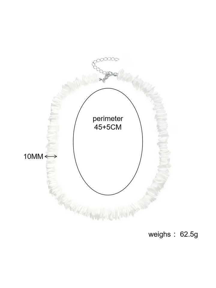 Casual Summer Beach Necklace For Women Fashion Natural Shell Irregular Women and Men Necklaces tiki Jewelry vacation Gift Z250614