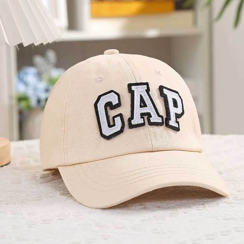 CAP Letter Childrens Baseball Cap Breathable Thin Sun Protection Caps for Boys and Girls Sports and Casual Sun Protection Caps W250614