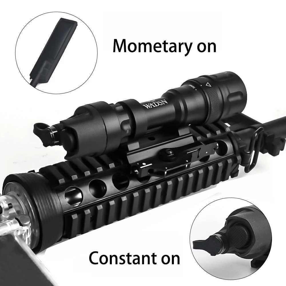 WADSN SF Upgraded Metal M952V Flashlight M952 Hunting Weapon Scout Light LED Strobe with M93 QD Mount Fit Picatinny Rail XJ250613