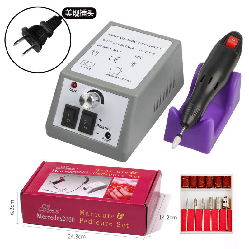 LINMANDA Professional Manicure Drill Machine Set Nail Files Drill Bits Gel Polish Remover Tools Low Noise Cutters Nail File Kit