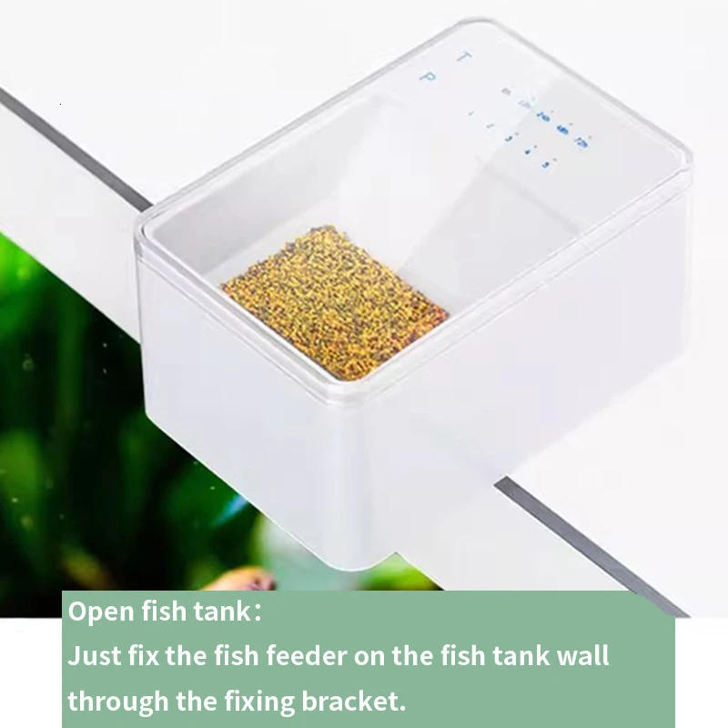 Small Fish Automatic Feeder Smart Fish Feeder Timing Quantitative Fish Tank Accessories Guppy Food Dispenser For Ornamental Fish 250613