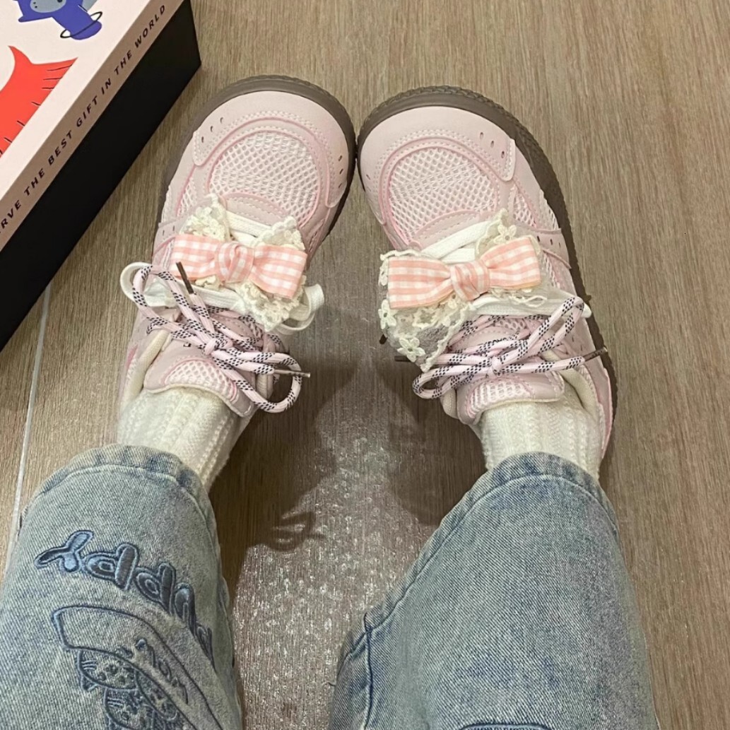 Ddmysports Spring New White Sneakers Mesh Breathable Sports Casual Fashion Versatile Non Slip German Training Women S Shoes Outdoor Shoes