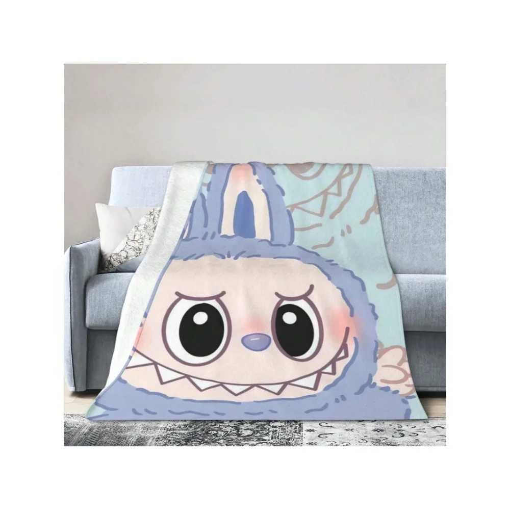 LABUBU Ultra-Soft Flannel BlanketLightweight Throw Blanket For Dorms NapLiving RoomOr TravelAll-SeasonIdeal For Home Decor Z250614