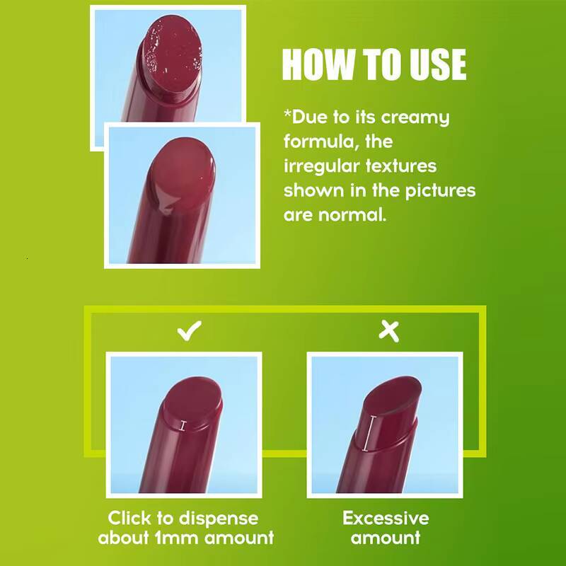 Jelly Solid Gloss Make-up Hydrating Mirror Red Brown Clear Moisturizing Lip Tint Nature Nude Lipstick Pen Cosmetics happy