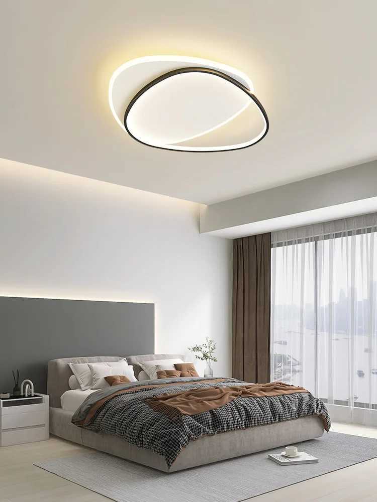 Creative Triangle Remote Control LED Ceiling Light Modern Bedroom Dining Living Room Lamp Home Decor Designer Lighting Fixtures XJ2500613