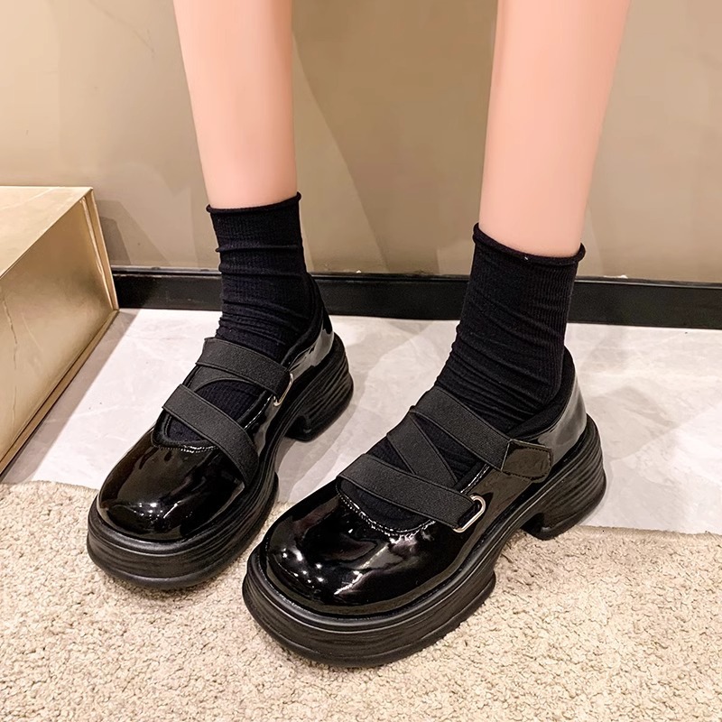 Ddmysports British Style Mary Jane Leather For Women To Match Dresses JK Shoes Summer New Model Outdoor Shoes