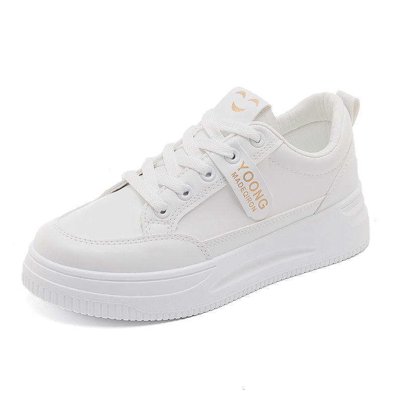 Ddmysports White Sneakers For Women New Thick Soled And Autumn Sports Versatile Spring Campus Casual Shoes Outdoor Shoes