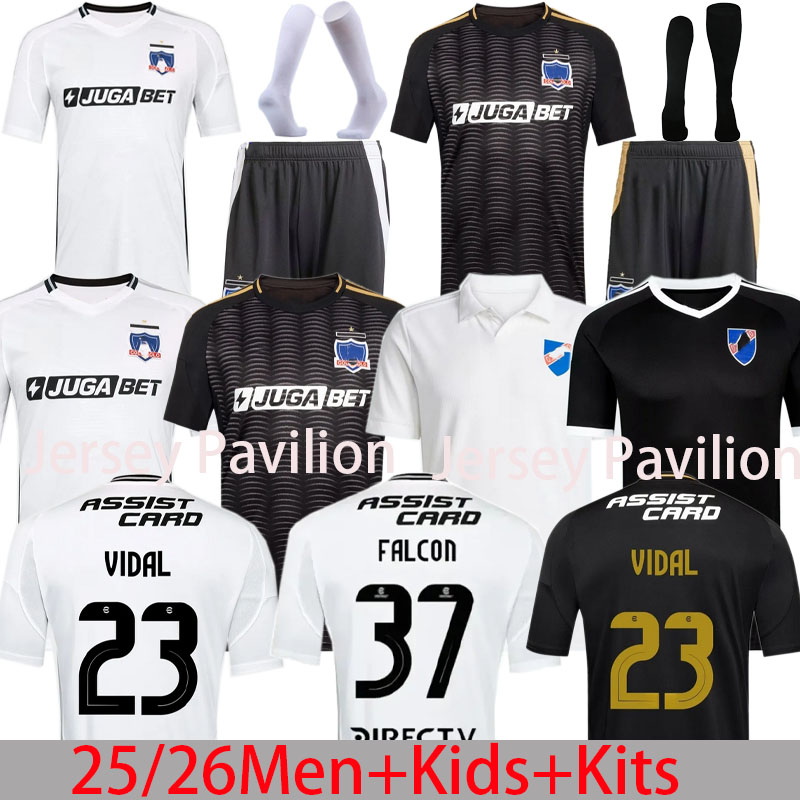3XL 4XL 24 25 26 100th COLO COLO Soccer Jerseys anniversary CORREA CEPEDA Women Football Shirts 2025 2026 OROZ RODRIGUEZ AQUINO PIZARRO VEGAS Men Kids Kits