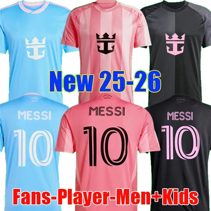 MiamiS 2024 2025 2026 Soccer Jerseys MESSIS SUAREZ JORDI ALBA SERGIO AVILES REDONDO TAYLOR 25 26 football men kids Player and Fans version shirt