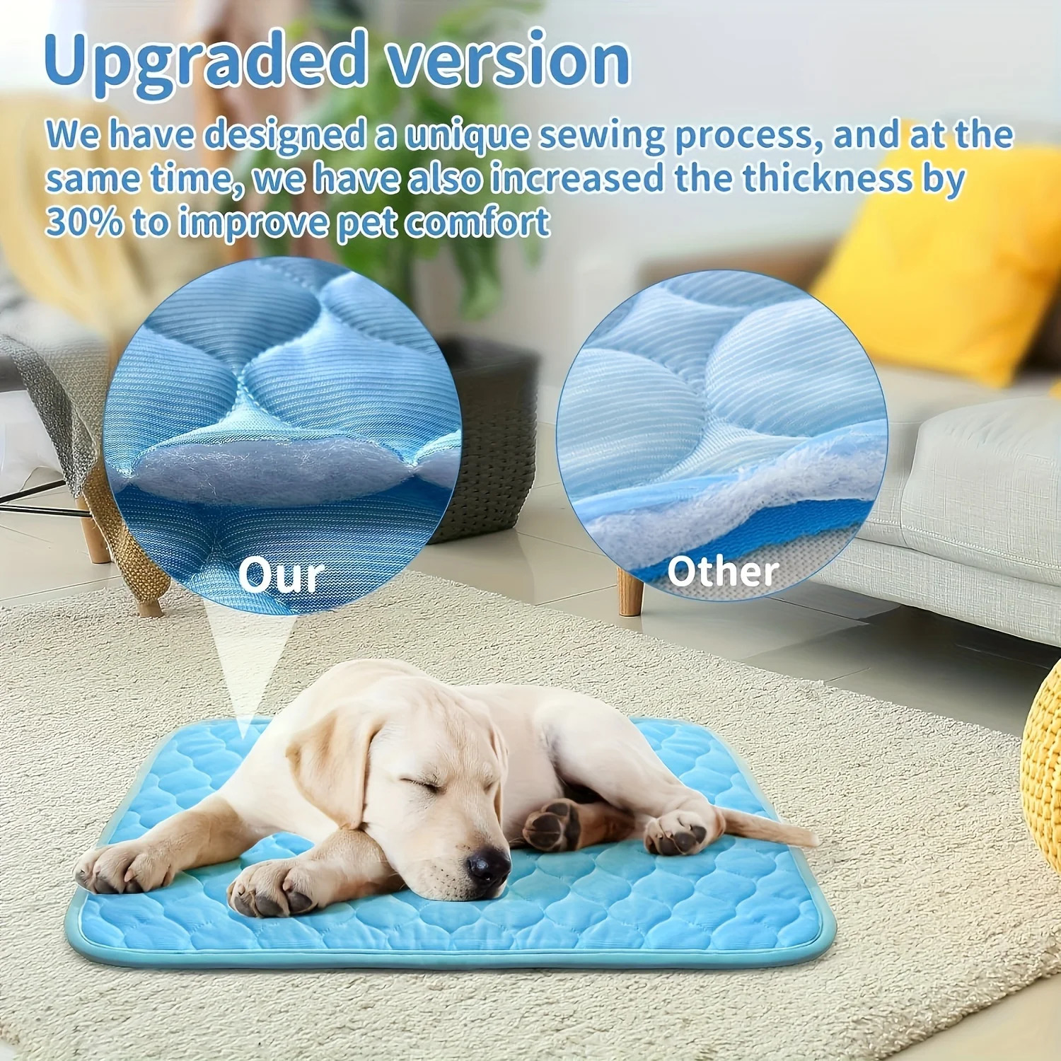 Summer pet mat pet ice mat doghouse dog mat pet ice silk mat cat cooling mat pet supplies universal 250614