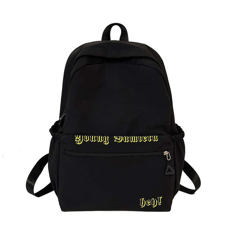 Large Capacity Girls, Simple Design for Middle and High School College Students, Double Shoulder Bag with a Sense of Design, Campus Backpack