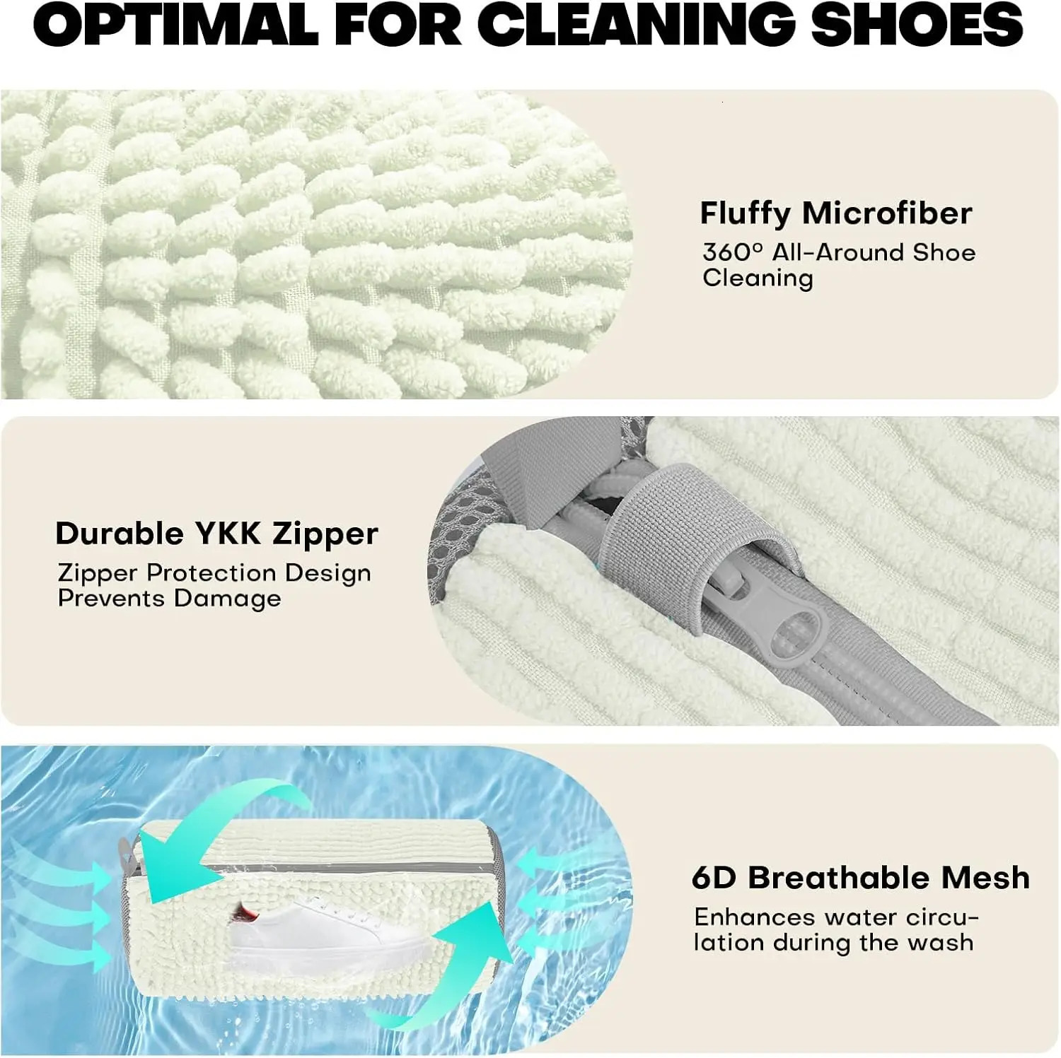 Shoe Washing Machine Bag Reusable Laundry Shoe Bag for Washer and Dryer Soft Mesh Cleaning Kit for Sneakers Trainers Tennis Shoe 250609
