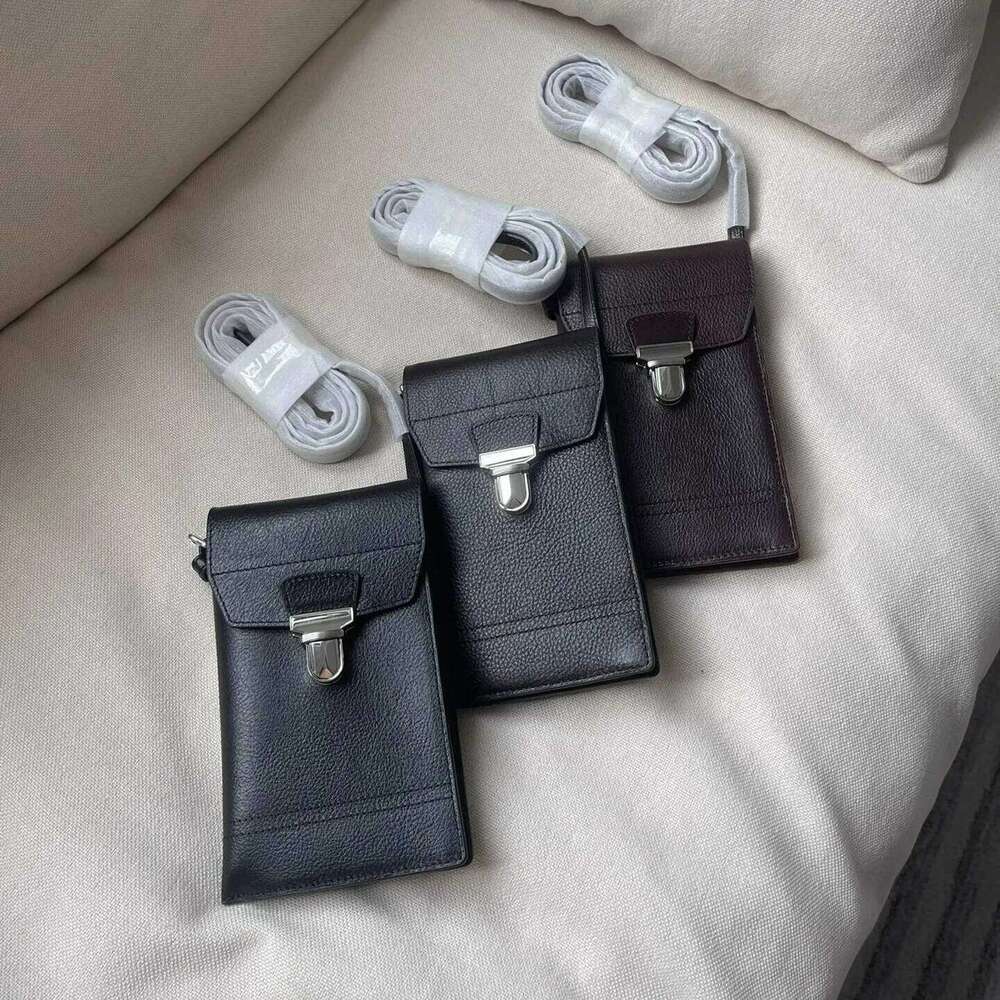 Original Genuine Leather Retro Mobile Phone High-end Mini Exquisite Crossbody Small Bag 2025 Summer New Style