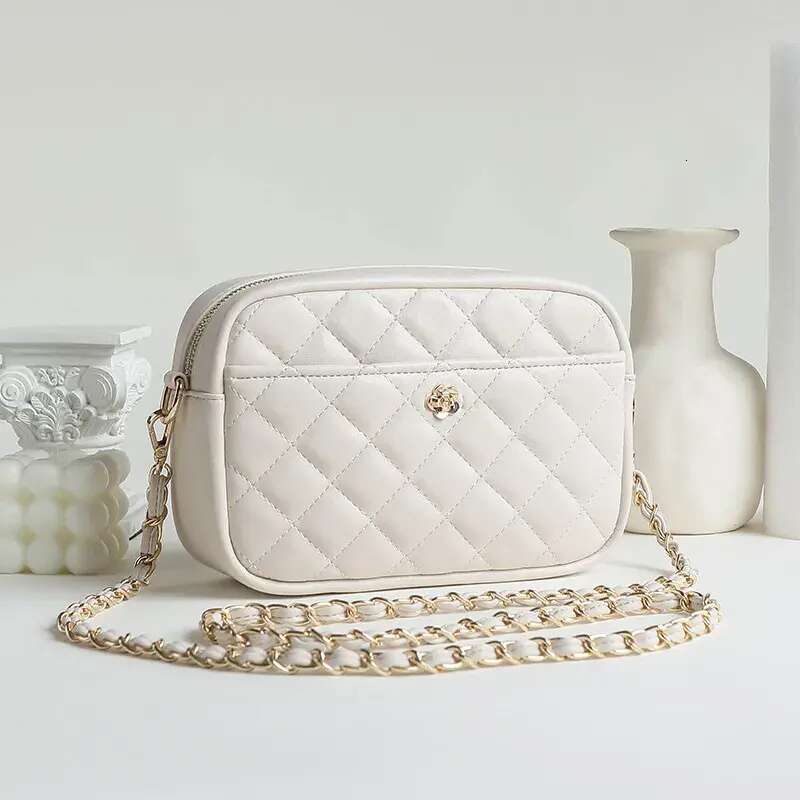 Designer Shoulder Trendy New Dia Grid Bag Chain Women S Crossbody Free shipping