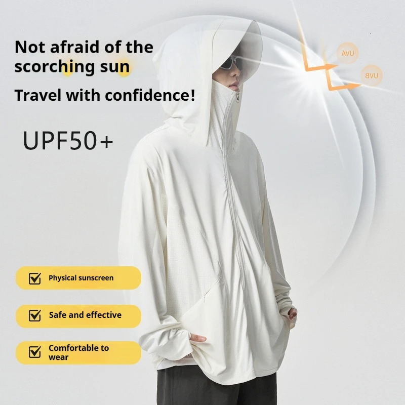Mens and Womens Sun Protection Jackets Summer Hoodies Long Sleeved Outdoor Hiking Lightweight Clothing 250614