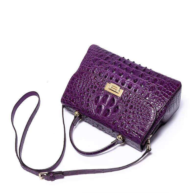 Designer Bag New Fashion Alligator Women Handbags European Designer Cow Genuine Leather Shoulder Bags Female Girl Brand Crossbody Bag