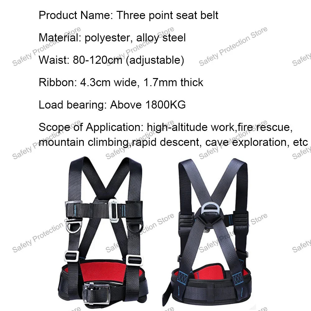 Highaltitude Work Safety Belt Half Outdoor Climbing Training Electrician Construction Equipment 250611
