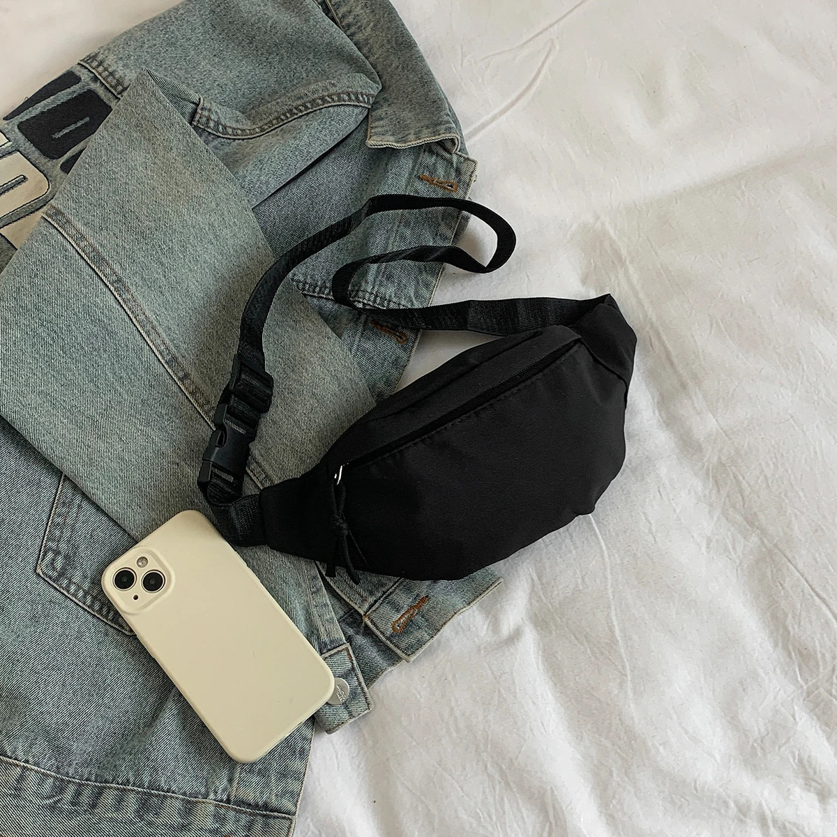 Fanny Pack Crossbody Chest Bag Belt Sling Purse Waist Bags Outdoor Sport Travel Versatile Daily Messenger Shoulder 250612
