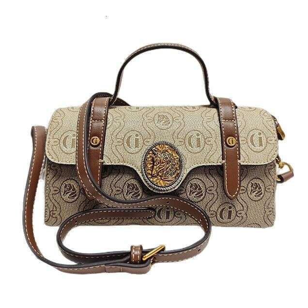 Genuine Leather Fashion Brand Small Square for Women 2025 New High-end Niche Versatile Shoulder Crossbody Bag