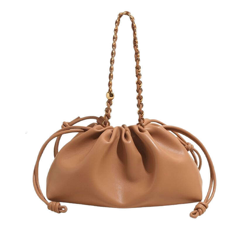 High-Quality Lucky Drawstring Cloud 2025 Advanced Fashion Single Shoulder for Women Niche Style Commuter Crossbody Bag