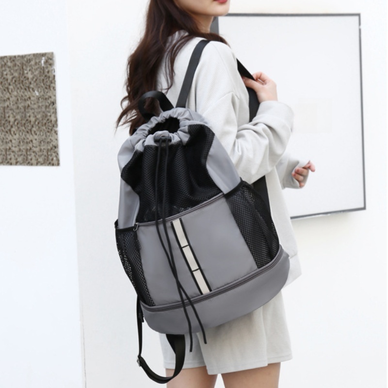 Tennis bag sports outdoors backpacks basketball bags badminton racquet pack multifunctional large capacity drawstring vertical square backpacks