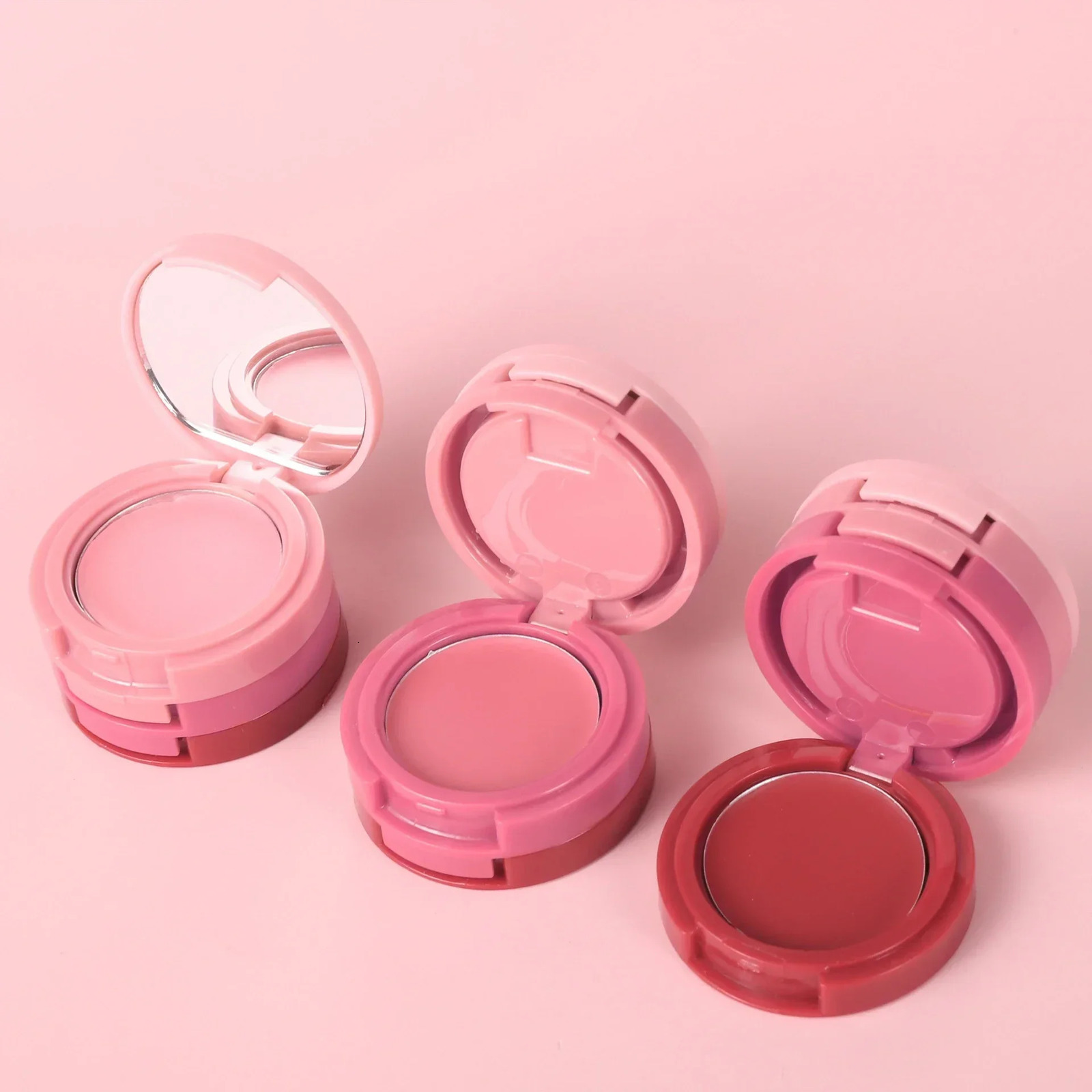 Natural Matte Face Blusher Velvety Smooth Lip Cream Cheek Blush Rouge Waterproof Makeup Blush 250614