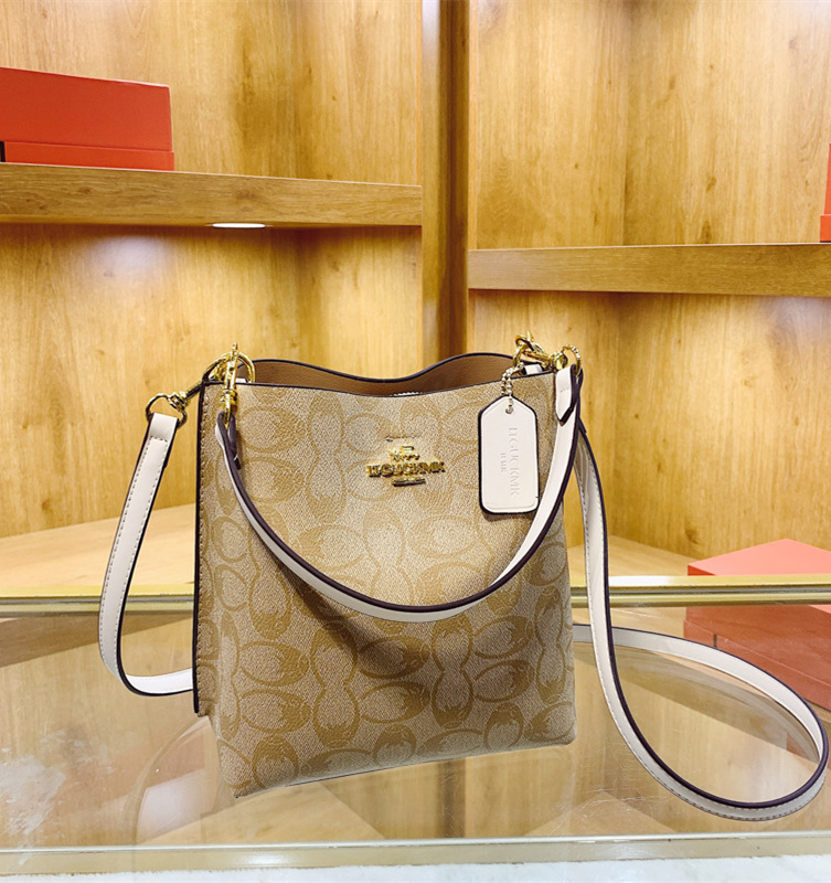 Free shipping designer high-end handbag for women 2025 new European and American fashion large capacity handbag bucket bag single shoulder crossbody bag black