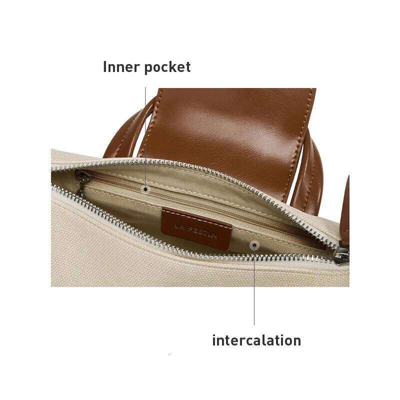 LA FESTIN Original 2024 New Handbag Women's Leather Shoulder Crossbody Portable Brand Bag