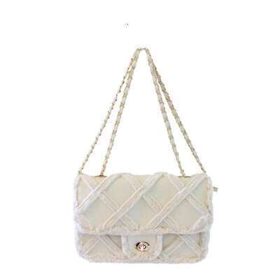 Designer Bag Women Canvas Shoulder Messenger Crossbody Bag Ladies Vintage Handbag Totes Female Cotton Wool Cloth Shopping Bags Pearl