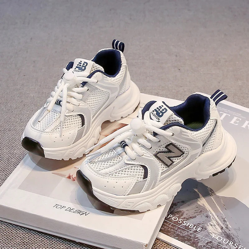 Sizes 26-37 Boys Girls Breathable Mesh Toddler Casual Sneakers Non-slip Kids Sneakers Tennis 250614