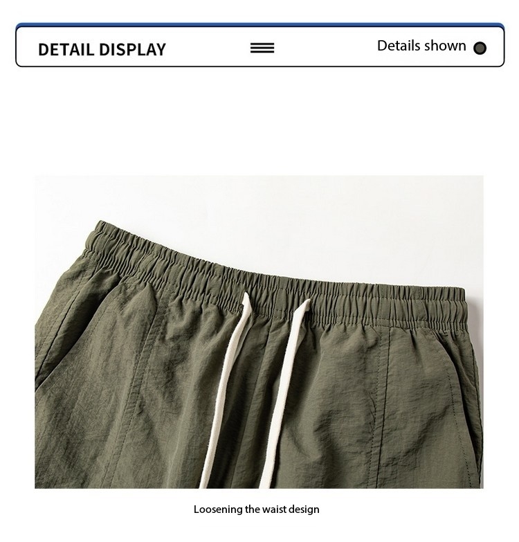 Summer New Men's Cargo Pants, Trendy Retro Straight-Cut Five-Inch Shorts, Designer American-Style Loose Plus Size Casual Shorts