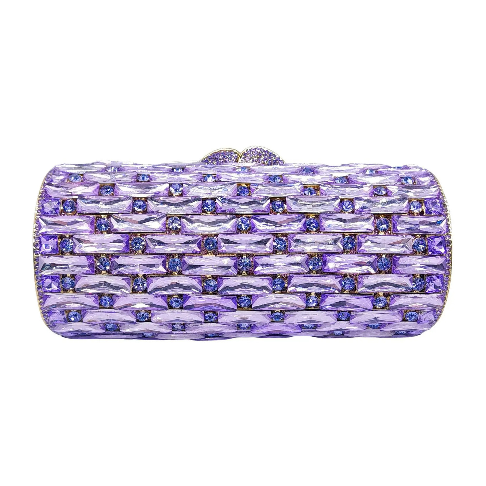 XIYUAN PurpleGreen Diamond Evening Clutch Bags Boutique Novelty Mini Colored Rhinestone Purses And Handbags Party Wedding Bags 250614