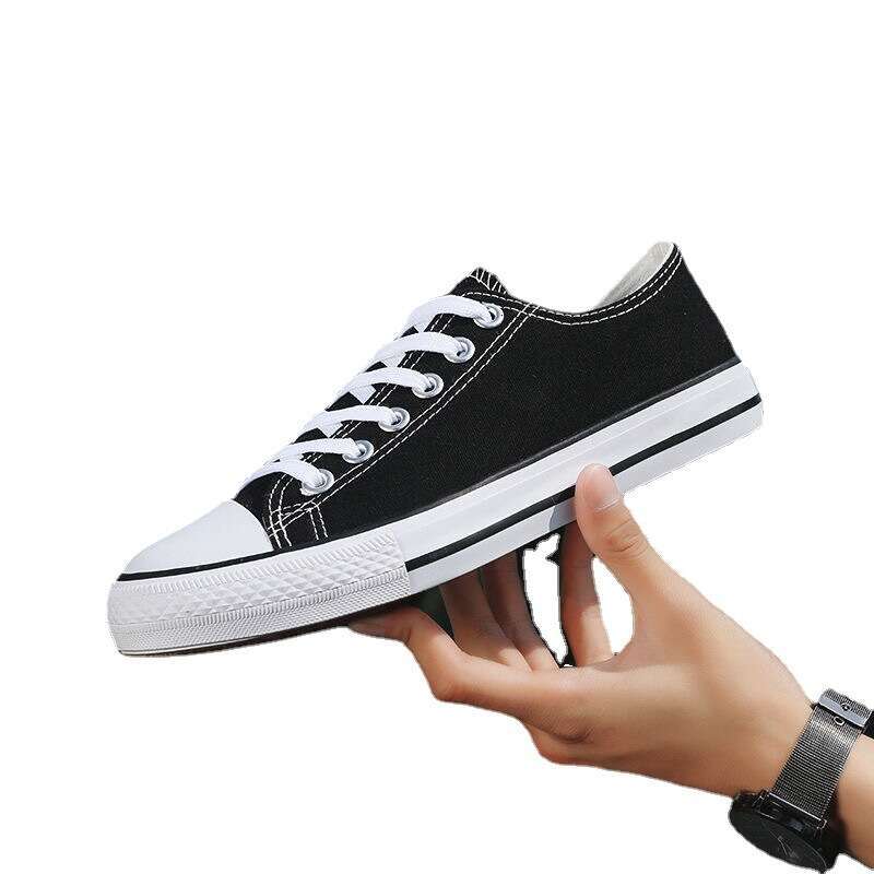 New Canvas for NEW Men Trendy Casual Couple Men's Shoes Korean Style Lace-up Low-top Sneakers Student