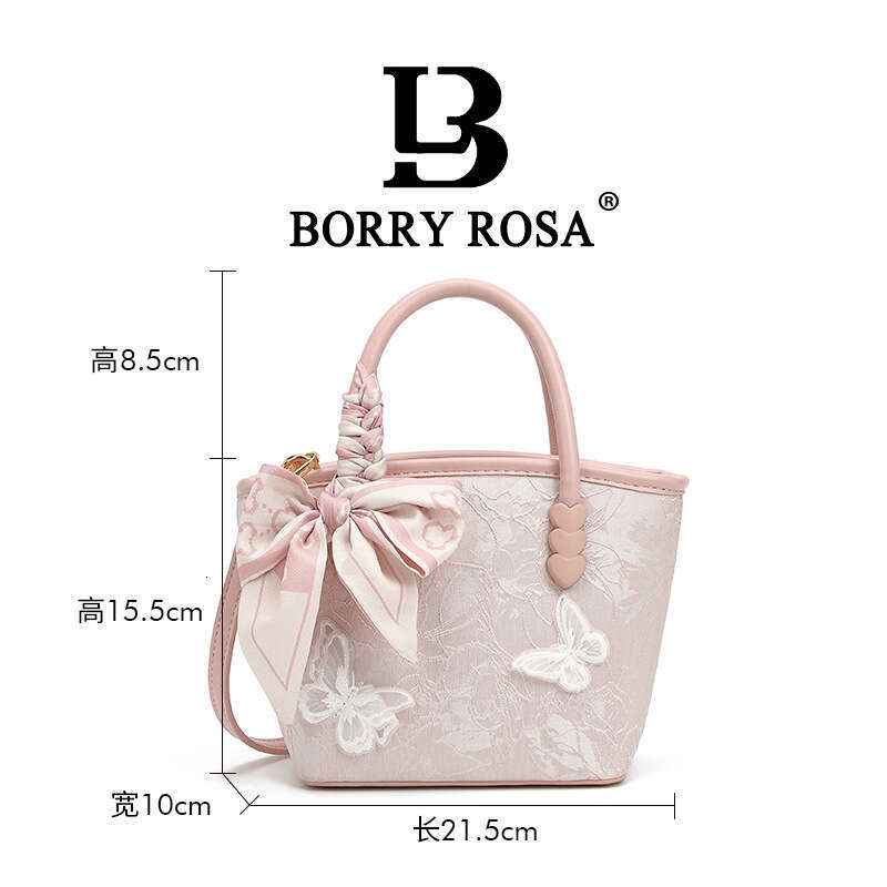 High-Quality Texture Commuting Large Capacity New Chinese Style Bucket for Women Versatile Fashion Crossbody Bag Simple and Stylish