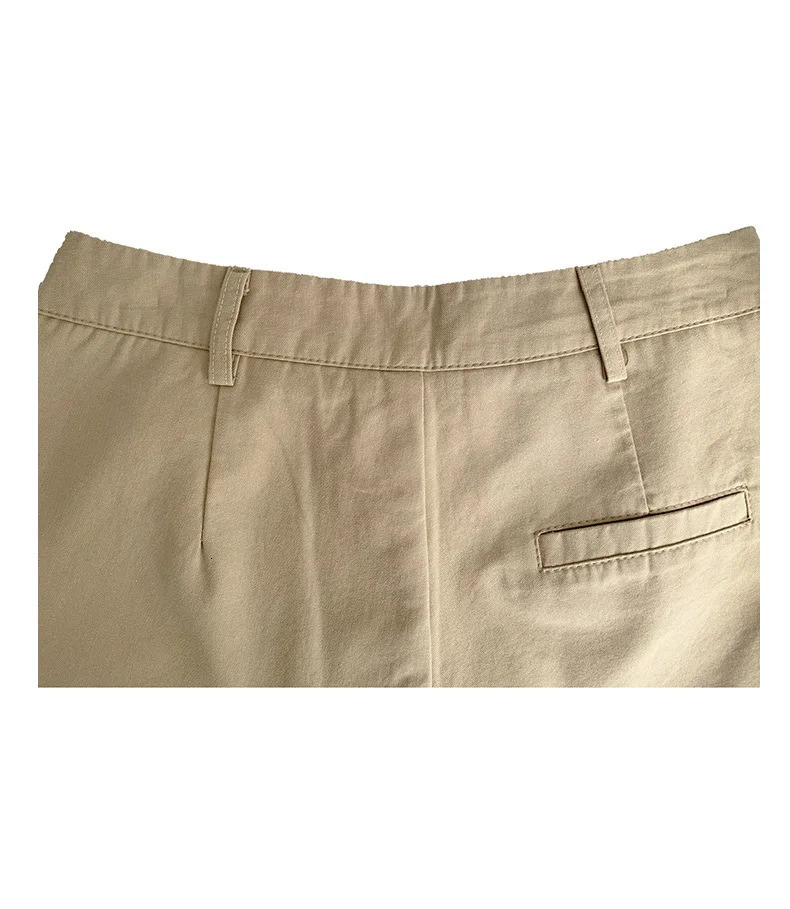 Fashionable High-waisted Five-quarter All-match A-line Wide-leg Pants Tiansi Cotton Suit Temperament Womens Shorts 250613