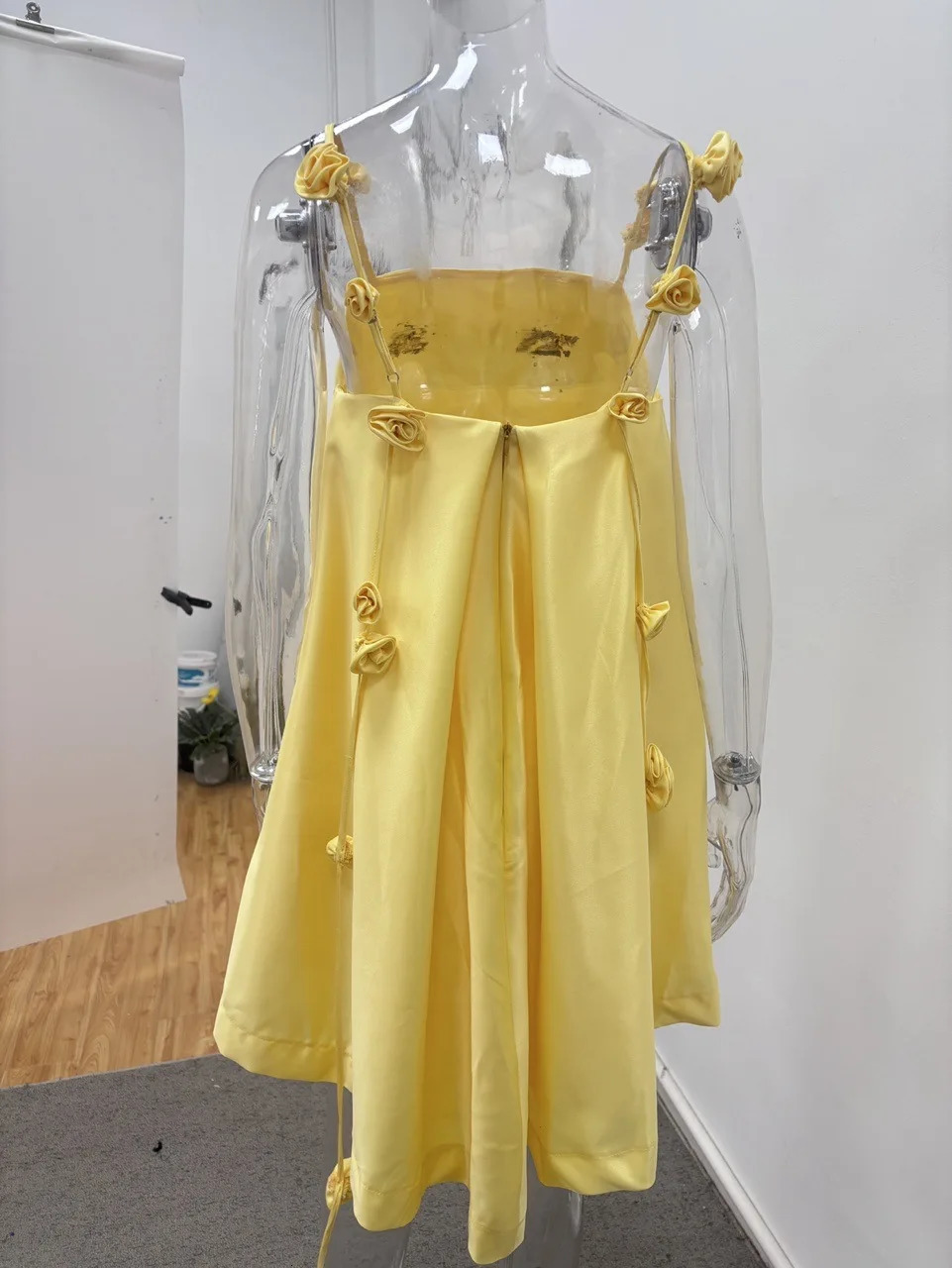 Summer 3D Floral Loose Slip Beach Dress Women Sexy Strapless Backless Mini Dress Lady Holiday Party Evening Dress Gown 250612