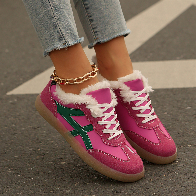Free shipping designer Casual Shoes for woman winter vintage soft sole versatile classic comfortable rose red running shoes